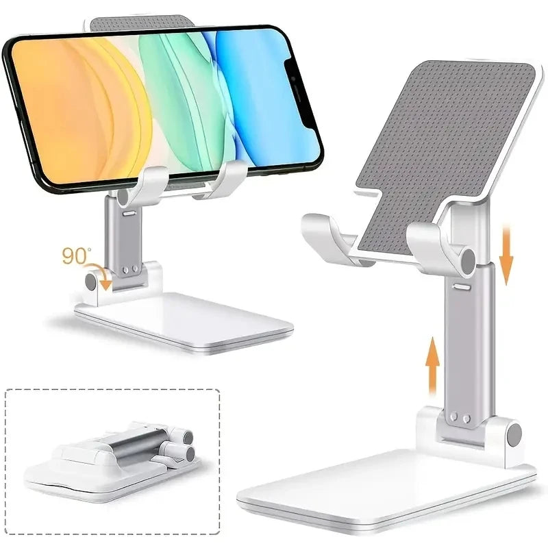 Suporte de Suporte de Telefone Móvel Ajustável, Suporte de Mesa Universal para Celular, iPhone, iPad, Xiaomi, Desktop Tablet