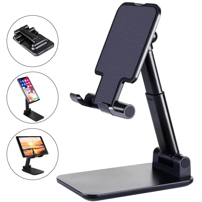 Suporte de Suporte de Telefone Móvel Ajustável, Suporte de Mesa Universal para Celular, iPhone, iPad, Xiaomi, Desktop Tablet