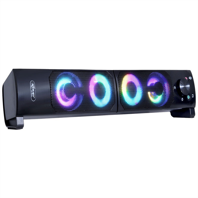 Caixa de Som SoundBar PC Gamer Subwoofer P2 Led + Frete Grátis + Envio Imediato + Brinde