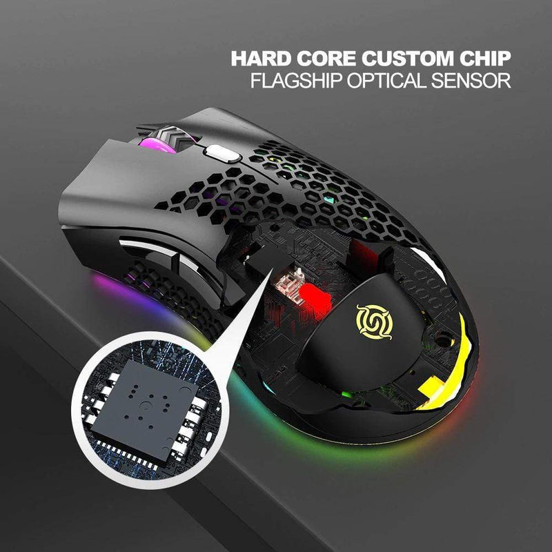 Mouse Gamer BM600 RGB - 2.4ghz Sem Fio (7 botões)