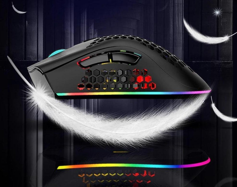 Mouse Gamer BM600 RGB - 2.4ghz Sem Fio (7 botões)